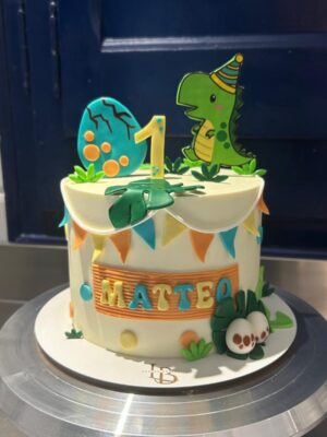 Tarta Primer Cumpleaños Dinosaurio