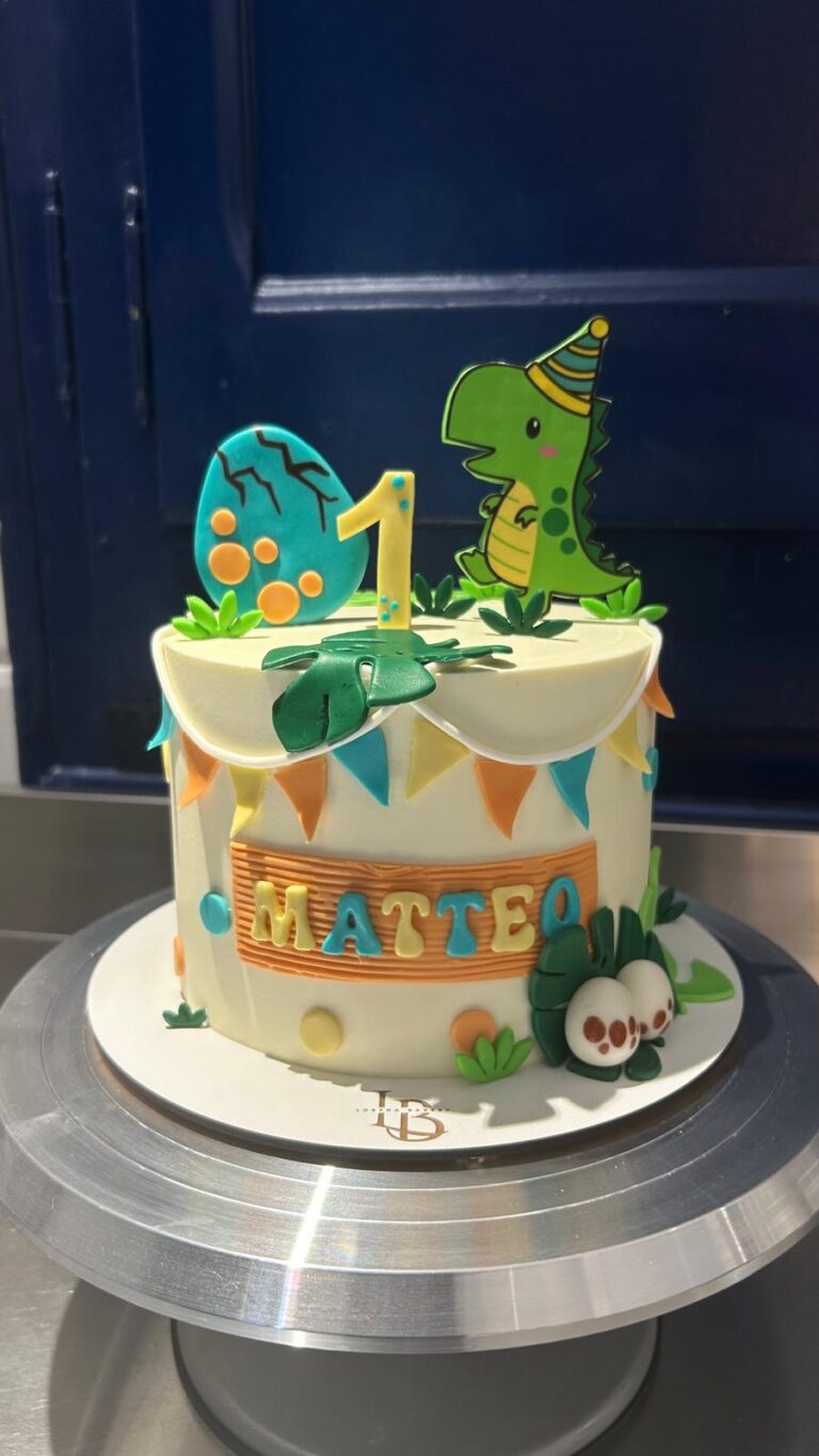 Tarta Primer Cumpleaños Dinosaurio