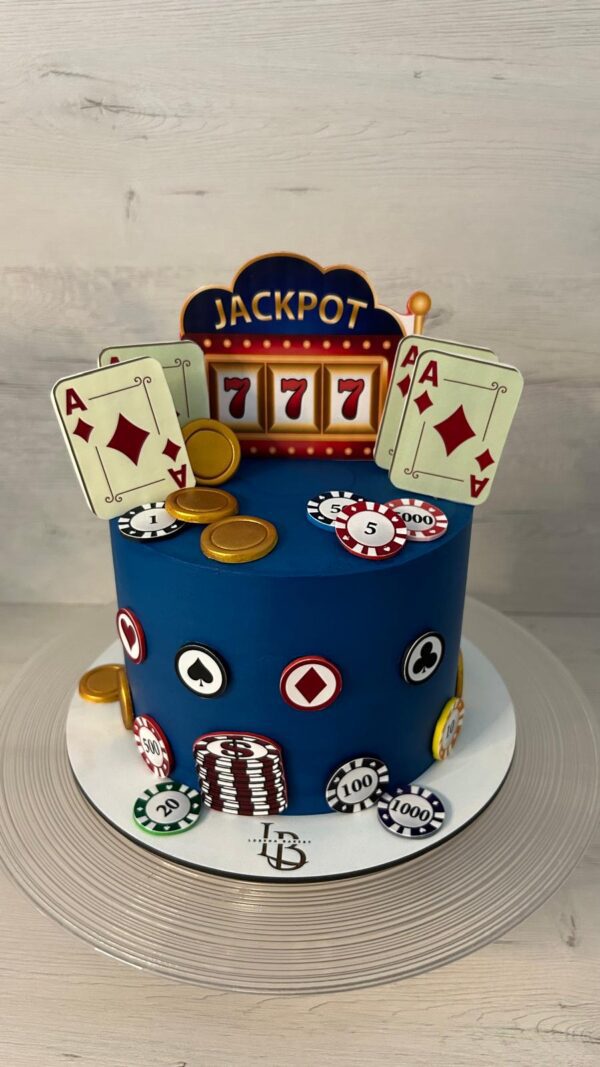 Tarta Casino Jackpot – Edición Poker & Las Vegas