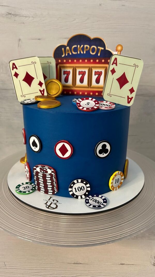 Tarta Casino Jackpot – Edición Poker & Las Vegas