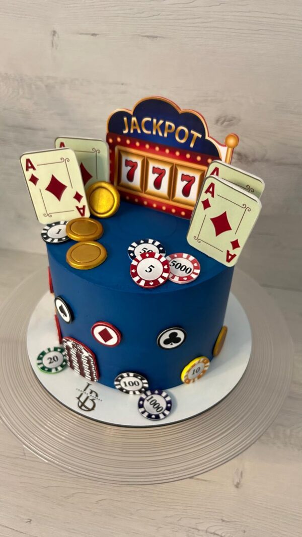 Tarta Casino Jackpot – Edición Poker & Las Vegas