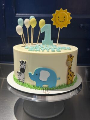 Tarta Infantil Animales – Primer Cumpleaños