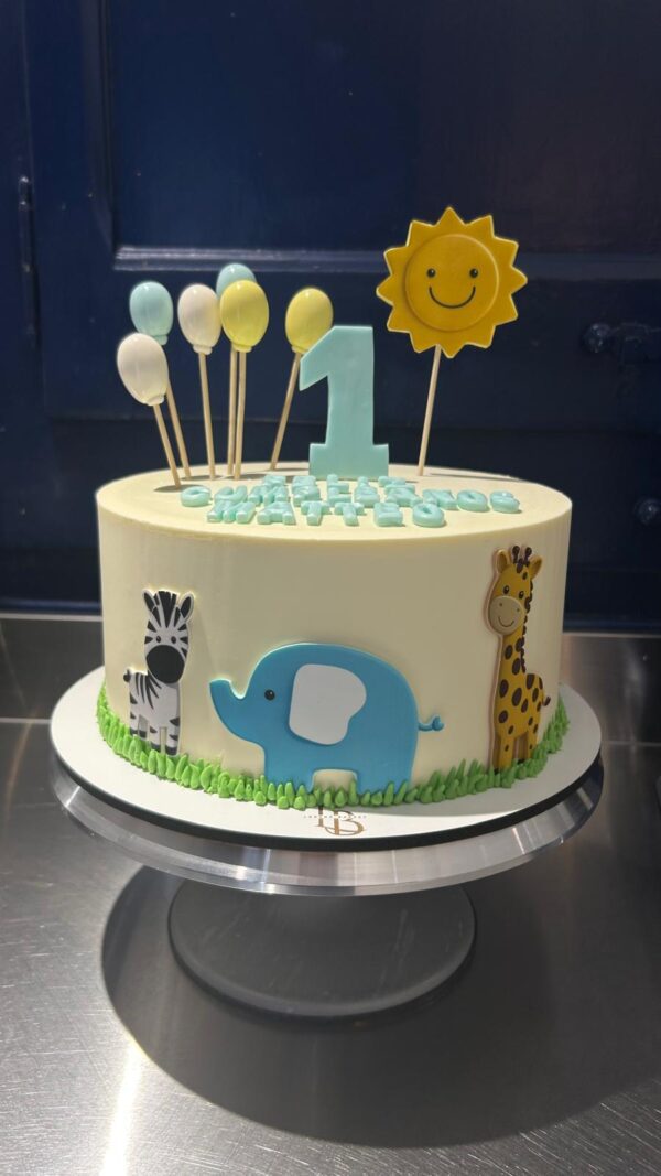 Tarta Infantil Animales – Primer Cumpleaños