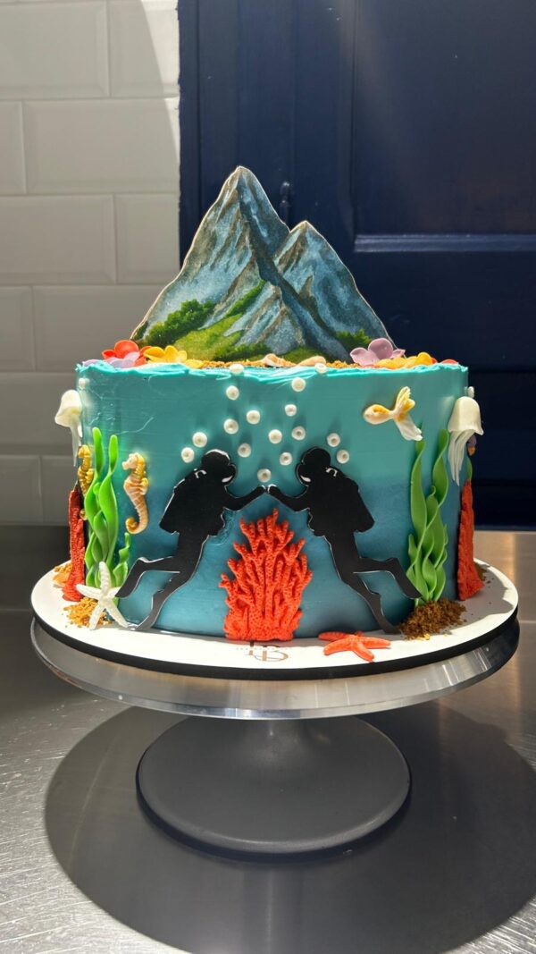 Tarta Buceo – Aventuras Bajo el Mar