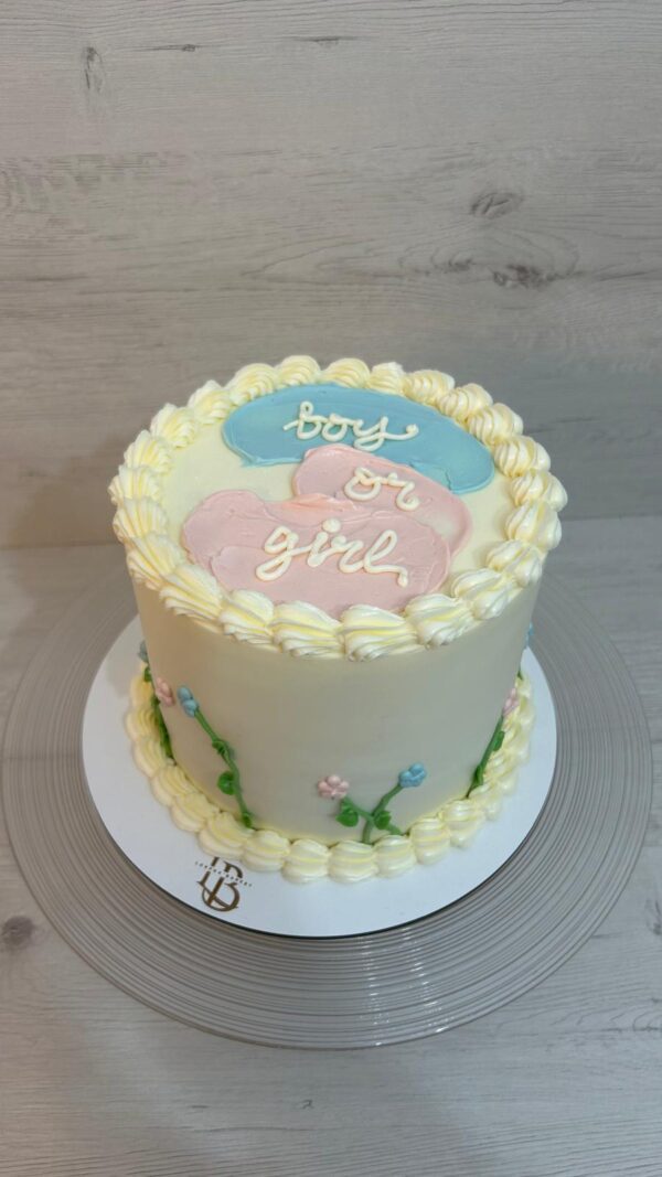 Tarta Gender Reveal “Boy or Girl” – Revelación de Género