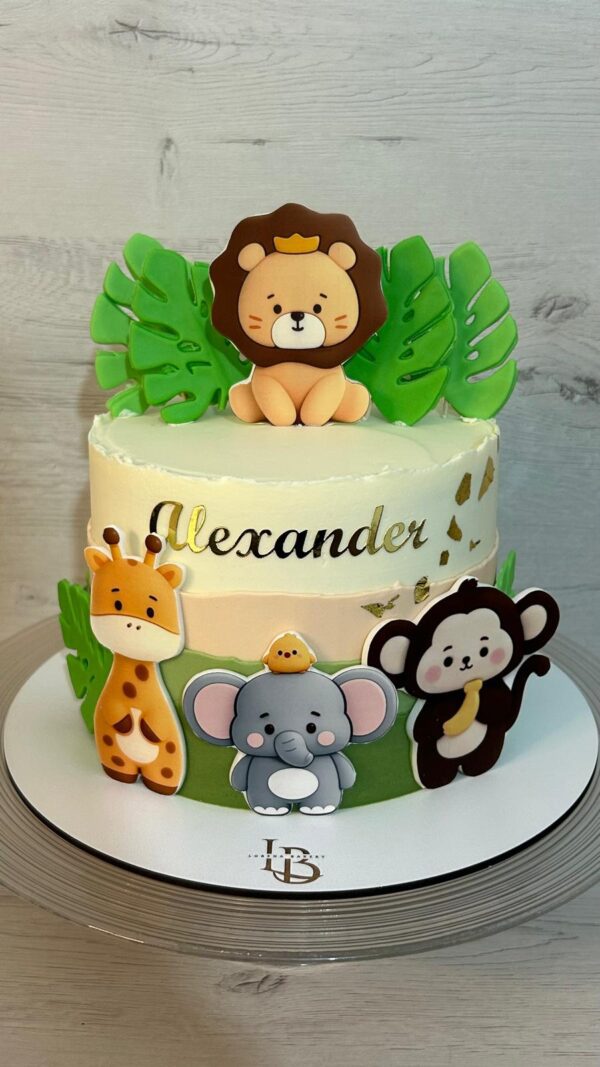 Tarta Safari Bebé