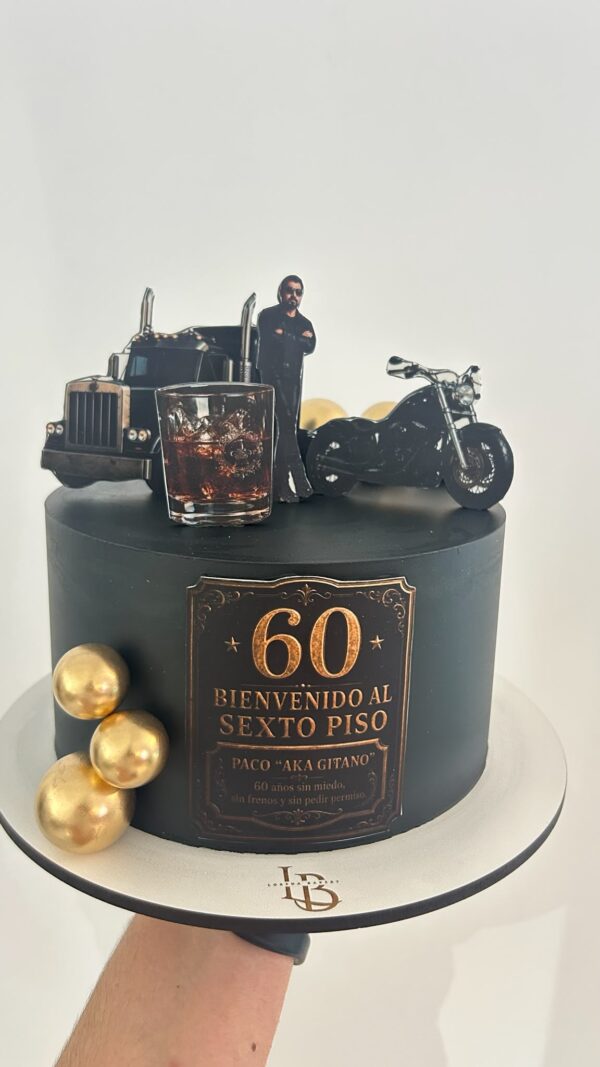 60 sexto piso Tarta personalizada