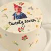 Tarta Personalizada Twenty Seven con Flores