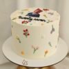 Tarta Personalizada Twenty Seven con Flores